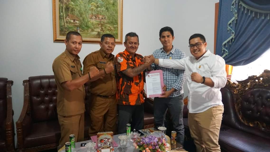 Merajut Tali Silaturahmi, Pemuda Pancasila Natuna Kunjungi Kantor DPRD