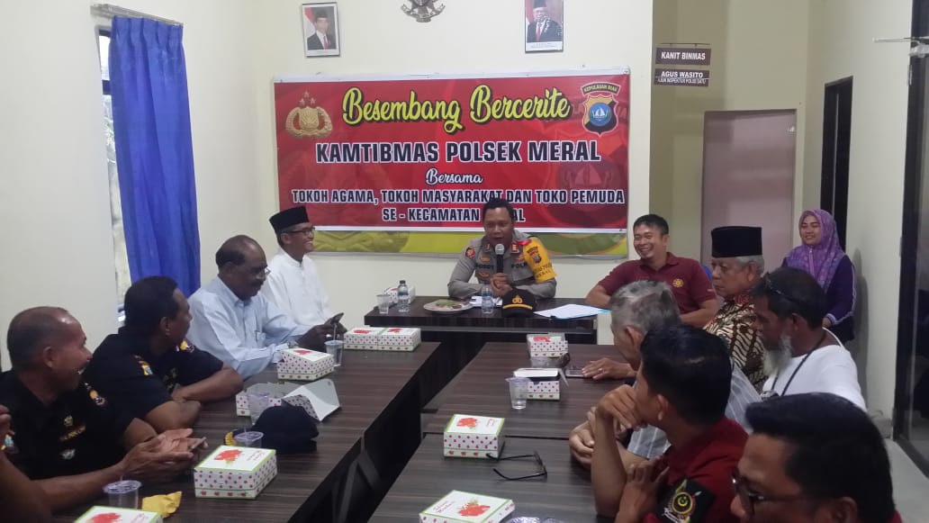 Jajaran Polsek Meral Gelar Kegiatan Dengan Para Tokoh Agama dan Masyarakat
