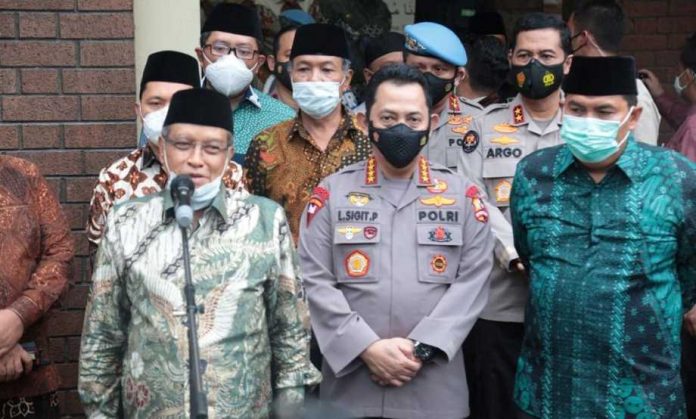 Kapolri Listyo Sigit dan PB NU