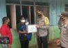 Kapolres Bintan Bagikan Sembako Walau Hujan Mengguyur dan Jalan Berlumpur Kapoolres Bintan Bantu Korban Banjir