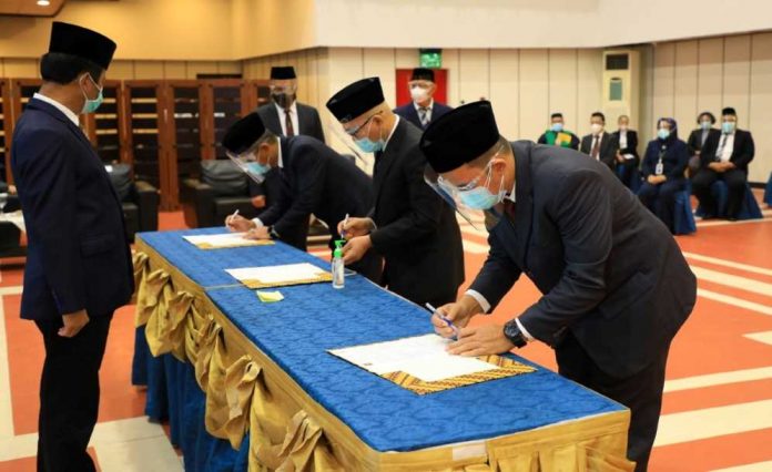 Kepala BP Batam Lantik 3 Pejabat dan Dirut Bandara Hang Nadim Kepala BP Batam