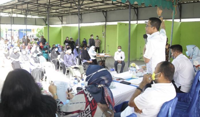 Amsakar Ahmad di Kampung Pelita Kampung Pelita