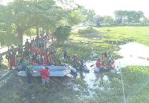 Goro Mako Lanal TBK Target Bersihkan 16 Ton Eceng Gondok dari Danau Taman Hijau Karimun Eceng Gondok