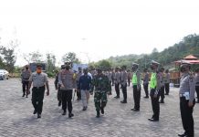 Kapolres Lingga AKBP Arief Robby Pimpin Apel Kesiapsiagaan Penangulangan Karhutla Kapolres Lingga