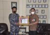 Laksma TNI Indarto Budiarto Terima Tiga Penghargaan Bidang Penyerapan Anggaran 2020 Laksma TNI
