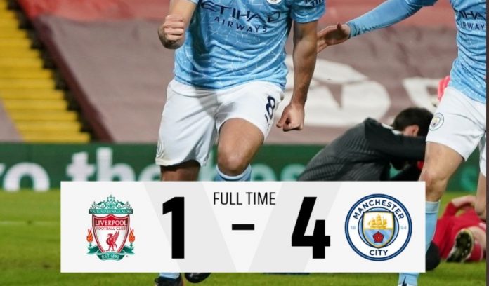 Liverpool Kalah 1-4 dari Manchester Liverpool Kalah 1-4 dari Manchester