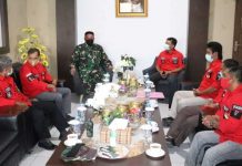 Pemuda Batak Bersatu DPC Bintan Silahturrahmi ke Kodim 0315 Pemuda Batak