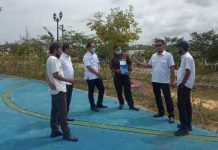 Telah Hadir Sarana Olahraga Warga di Masjid Baitul Makmur Tanjunguban, Ada Bantuan dari Kemenpora RI Sarana