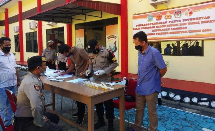 Tes Urine Polres Anambas