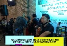 Musisi Tanjung Uban Gelar Charity Music For Indonesia, Hery Slank Truslah Berkarya musisi tanjung uban