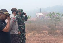 Kebakaran 10 Hektar di Tembeling Belum Juga Padam, Kabut Asap Bikin Perih Mata