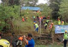 Program Padat Karya Dirjen Perhubungan Laut Gelar Goro di Sekitar PLP Kelas II Tanjung Uban Padat Karya di Tanjung Uban