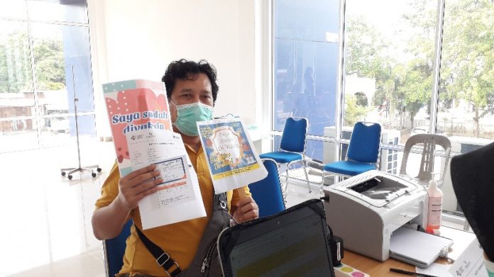 Vaksinasi Wartawan PWI Kepri