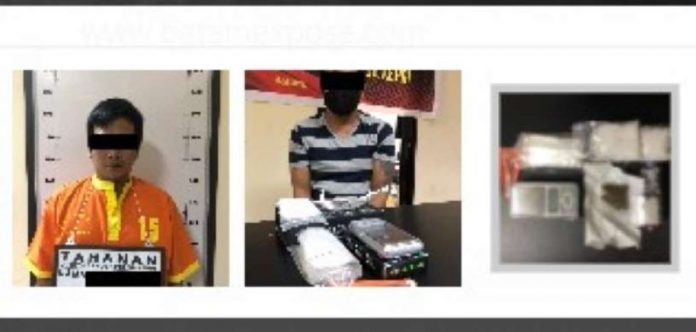 Barang Bukti Ganja dan Sabu1