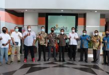 Direktur Utama bright PLN Batam Nyoman Astawa Sambut Kedatangan Ketua HIPMI Batam