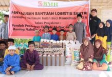 BMH Salurkan Kebutuhan Sembako Santri Jelang Ramadhan 1442 H
