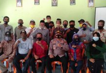 Kapolsek Singkep Barat Iptu Bakri Beserta Camat Kujungi ke Desa Marok Tua Lingga Kapoolsek Singkep Barat Kunker