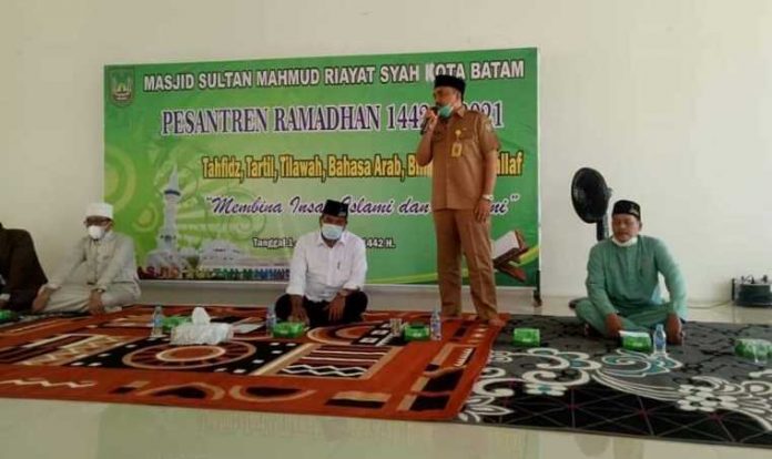 Pesantren Ramadhan Masjid Sultan Mahmud Riayat Syah Sudah 157 Orang Ikuti Pesantren Ramadhan 1442 H di Masjid
