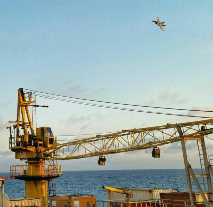 Pesawat Tempur F-18 Horenet di Natuna