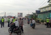 Puasa ke-5 Satlantas Polres Anambas Razia Masker dan Kendaraan di Jalan SP Razia Masker Satlantas Anambas
