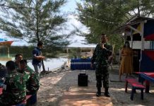 Dibuka Untuk Umum, Komandan Lanal Tarempa Resmikan Warung Makan Taman Bahari Taman Bahari Lanal Tarempa
