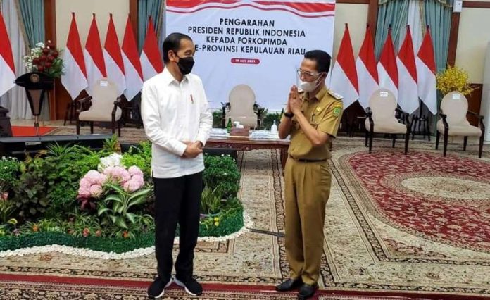 Amsakar dan Presiden Jokowi Amsakar dan Presiden Jokowi