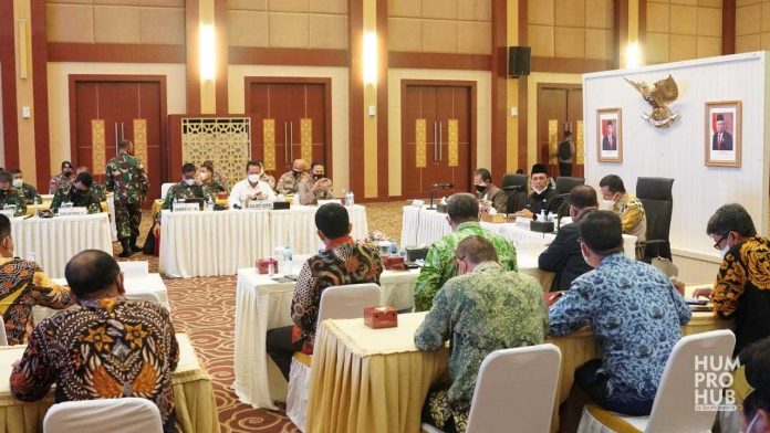 Rakor Percepatan Penanganan Covid-19 di Kepri