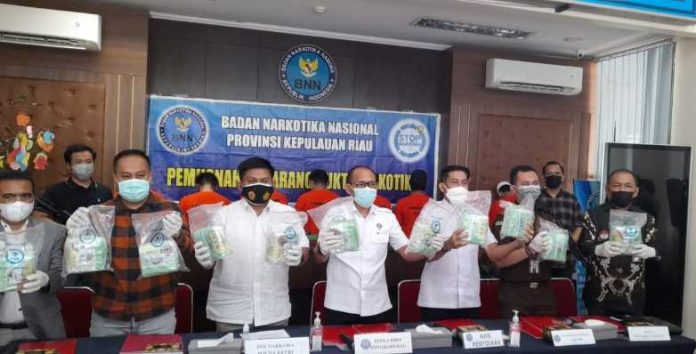 BNNP Kepri Musnahkan Barang Bukti Narkotika Jenis Sabu