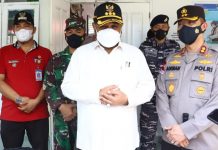 100 Tempat Tidur di Siapkan Karantina Terpadu, Tidak Ada Lagi Isolasi Mandiri Bupati Karimun beserta jajaran Forkopimda Kabupaten Karimun, meninjau langsung kesiapan lokasi karantina bagi para pasien COVID-19, di SMPN 2 Binaan Kecamatan Tebing Kabupaten Karimun Provinsi Kepulauan