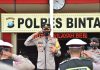 Kapolres Bintan AKBP Sugihartono Beri Piagam Penghargaan ke Personil yang Berdedikasi Tinggi