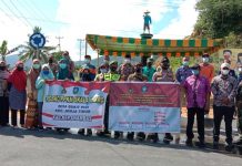 Camat Jemaja Timur Buka Posko PPKM Desa Bukit Padi, Sudah 6 Warga Terjangkit Covid-19 Camat Jemaja Desa Bukit Padi Anambas