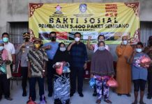 Bhakti Sosial Pembagian 5400 Paket Sembako dari Yayasan Vihara Bahtra Sasana Tanjungpinang Yayasan Vihara Bahtra Tanjungpinang