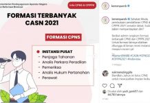 CATAT Syarat Pendaftaran CPNS dan PPPK yang Buka 31 Mei 2021, Dibutuhkan 1,2 Juta Orang info CPNS 2021 Kemenpanrb