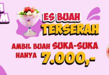 Es Buah Terserah Batam, Konsep Prasmanan Pembeli Bisa Campur Sendiri
