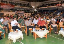 Danlantamal IV Hadiri Vaksinasi Massal, Sudah Mencapai 42 Persen di Kepri