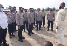 Usai Tinjau Pelaksanaan Vaksinasi, Kapolda Kepri Sapa Siswa SPN di Tanjung Batu Karimun Kapolda Kepri Sapa Siswa SPN di Tanjung Batu Karimun