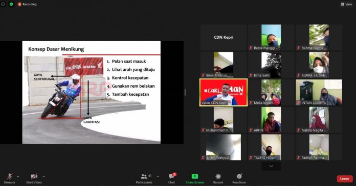 PT CDN Kepri Gelar Program Pelatihan Safety Riding Bersama Honda PT CDN Kepri Gelar Program Pelatihan Safety Riding Bersama Honda