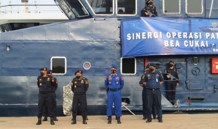 Penegakan Hukum di Laut, Bea Cukai Gandeng KPLP dan Polairud Gelar Patroli Bersama