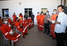 Rudi Tinjau Vaksinasi di Perusahaan Galang dan Apresiasi Pihak PT Paxocean