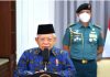 Wapres Ma’ruf Amin Luncurkan Program Vaksinasi Bagi Ibu Hamil serta Anak usia 12-18 tahun Wapres Ma’ruf Amin saat memberikan sambutan pada Peringatan Harganas Tahun 2021