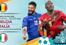 Prediksi Prempat Final EURO 2020, Belgia VS Italia