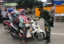 Dukung PPKM Darurat,Lanud Hang Nadim Turunkan 30 Orang Prajurit Bantu Penyekatan