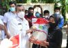 Gubri Riau Serahkan Bantuan Beras PPKM Untuk Warga Kota Pekanbaru terdampak Covid-19