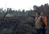 Polisi Tetapkan Tiga Orang Tersangka Kebakaran Hutan Lindung Bukit Suligi Riau