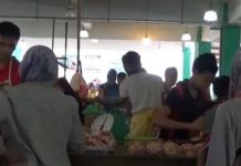 Dampak Cuaca Harga Daging Ayam di Pasar Puan Maimun Naik Drastis