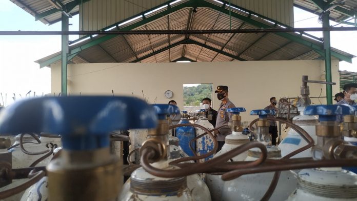 Kapolres Bintan Sidak Dua Perusahaan Pengisian Oksigen