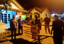 Menjalankan SE Bupati Bintan Lurah Tanjung Uban Timur Suhadi Turun Sosialisasi Prokes