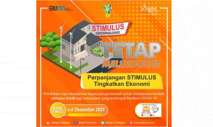 bright PLN Batam Berikan Stimulus Listrik Juli-Desember 2021, Tagihan Listrik Diskon 50 Persen