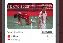 Chen Long Hentikan Langkah Anthony Ginting ke Final Badminton Olimpiade Tokyo 2020 Chen Long Hentikan Langkah Anthony Ginting ke Final Badminton Olimpiade Tokyo 2020