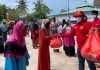 BIN Daerah Kepri Bagikan 200 Bantuan Sosial di Kampung Tua Bagan Batam BIN Daerah Bagi Sembako di Batam